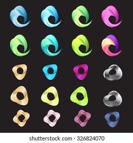 Business Abstract Circle icon. Corporate, Media, Technology styles