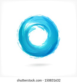 Business Abstract Circle icon. vector logo design template for Corporate, Media, Technology style.