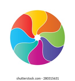 Business Abstract Circle icon , Vector Illustration.
