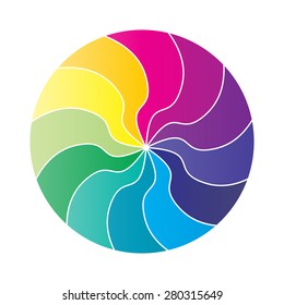 Business Abstract Circle icon , Vector Illustration.