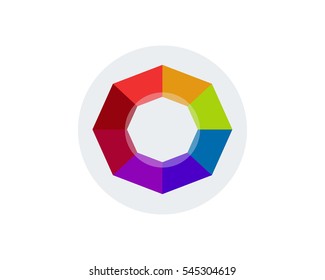 Business Abstract Circle logo icon