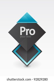 Business abstract clean symbol