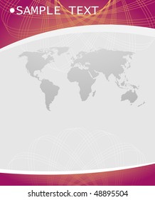 Business abstract design template. Vector illustration