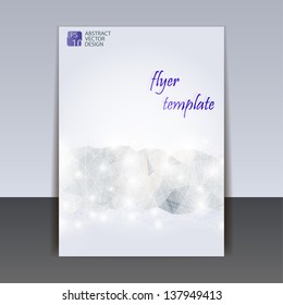 business abstract flyer or broshure design