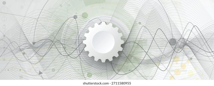 Business abstract global communication web banner, lines connected with dots design big data analysis