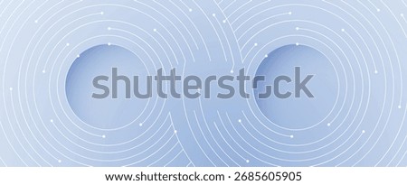 Business abstract global communication web banner, lines connected with dots design