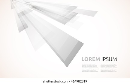 Business abstract grey background. Vector illustration.
