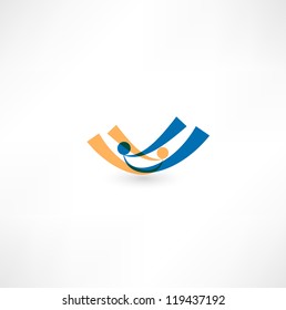 Business abstract icon