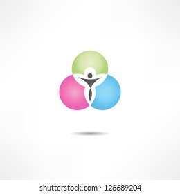 Business abstract icon