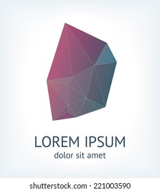 Business abstract icon. Corporate, Media, Technology