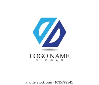 Business abstract logo design template and icons