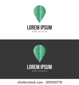 Business abstract logo design template
