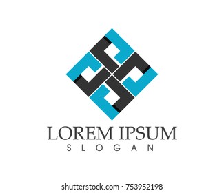 Business abstract logo design template 
