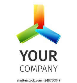 Business Abstract logo, excellent vector illustration, EPS 10