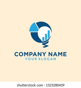 Business abstract logo symbol. vector logo concept illustration. Abstract vector logo. Vertical shapes sign abstract logo