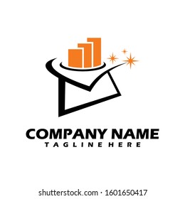 Business abstract logo symbol. vector logo concept illustration