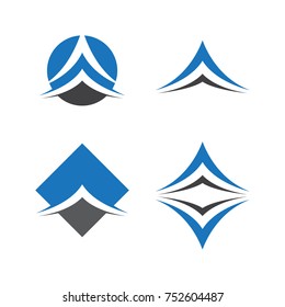business abstract logo template set