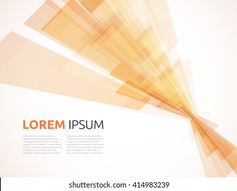Business abstract orange background. Vector illustration.