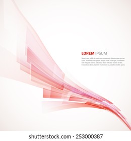 Business abstract red background. Vector illustration.