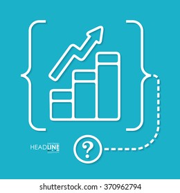 business abstract signwith brackets