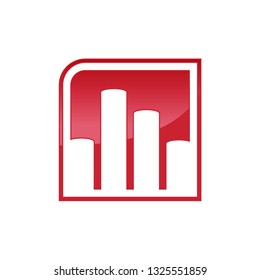 Business abstract symbol - vector logo concept illustration. Abstract vector logo