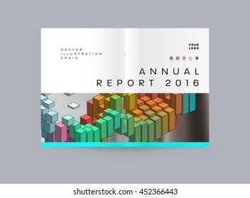 Abstrakter Hintergrund für Geschäftsvorlagen. Geometrische dreieckige oder polygonale Oberflächenstrukturen. Broschürenlayout für den Geschäftsbericht oder A4-Broschüre. Vektorgrafik.
