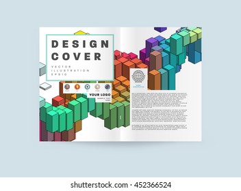 Fondo de plantilla de resumen de negocio. Estructuras de superficie geométricas triangulares o poligonales. Diseño de folleto para el informe anual o folleto A4. Ilustración vectorial.