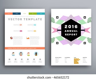 Fondo de plantilla de resumen de negocio. Estructuras de superficie geométricas triangulares o poligonales. Diseño de folleto para el informe anual o folleto A4. Ilustración vectorial.