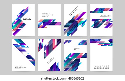 Fondo de plantilla de resumen de negocio. Estructuras de superficie geométricas triangulares o poligonales. Diseño de folleto para el informe anual o folleto A4. Ilustración vectorial.