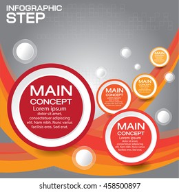 Business abstract template slides background design.info graphs and charts