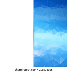Business abstract triangle corporate background.