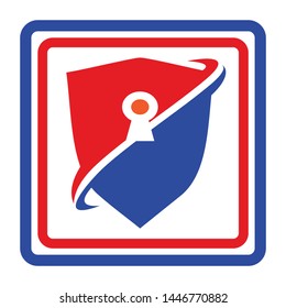 Business abstract vector design template, Hi tech logotype