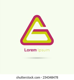 Business Abstract vector logo icon.
