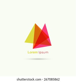 Business Abstract vector logo icon. 