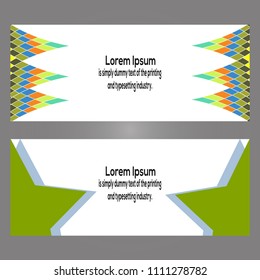 Business abstract vector template. banner, card, poster design, cover modern layout