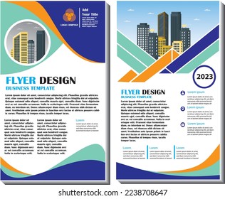 Business abstract vector template. Broacher design, modern cover design, annual report, poster, colorful geometric shapes for tech, science, market with light background