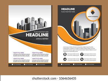 Business abstract vector template. Brochure design, cover modern layout, annual report, poster, flyer in A4 with colourfull triangles, geometric shapes for tech, science, market with light background
