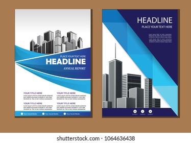 Business abstract vector template. Brochure design, cover modern layout, annual report, poster, flyer in A4 with colourfull triangles, geometric shapes for tech, science, market with light background