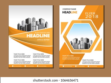Business abstract vector template. Brochure design, cover modern layout, annual report, poster, flyer in A4 with colourfull triangles, geometric shapes for tech, science, market with light background