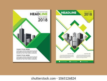 Business abstract vector template. Brochure design, cover modern layout, annual report, poster, flyer in A4 with colorful triangles, geometric shapes for tech, science, market with light background