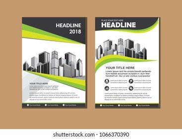 Business abstract vector template. Brochure design, cover modern layout, annual report, poster, flyer in A4 with colourful triangles, geometric shapes for tech, science, market with light background
