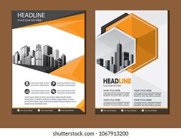 business abstract vector template. Brochure design, cover modern layout, annual report, poster, flyer in A4 with colorful triangles, geometric shapes for tech, science, market with light background
