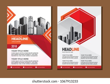 business abstract vector template. Brochure design, cover modern layout, annual report, poster, flyer in A4 with colorful triangles, geometric shapes for tech, science, market with light background
