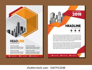 business abstract vector template. Brochure design, cover modern layout, annual report, poster, flyer in A4 with colorful triangles, geometric shapes for tech, science, market with light background
