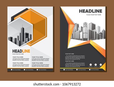business abstract vector template. Brochure design, cover modern layout, annual report, poster, flyer in A4 with colorful triangles, geometric shapes for tech, science, market with light background
