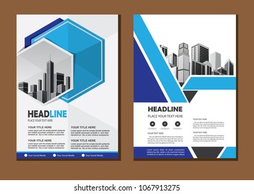 business abstract vector template. Brochure design, cover modern layout, annual report, poster, flyer in A4 with colorful triangles, geometric shapes for tech, science, market with light background
