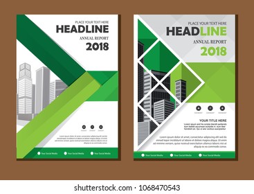 Business abstract vector template. Brochure design, cover modern layout, annual report, poster, flyer in A4 with colorful triangles, geometric shapes for tech, science, market with light background