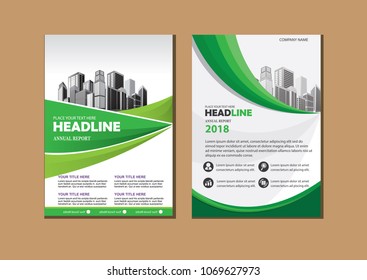 Business abstract vector template. Brochure design, cover modern layout, annual report, poster, flyer in A4 with colorful triangles, geometric shapes for tech, science, market with light background