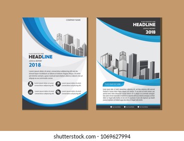 Business abstract vector template. Brochure design, cover modern layout, annual report, poster, flyer in A4 with colorful triangles, geometric shapes for tech, science, market with light background