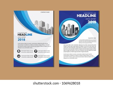 Business abstract vector template. Brochure design, cover modern layout, annual report, poster, flyer in A4 with colorful triangles, geometric shapes for tech, science, market with light background